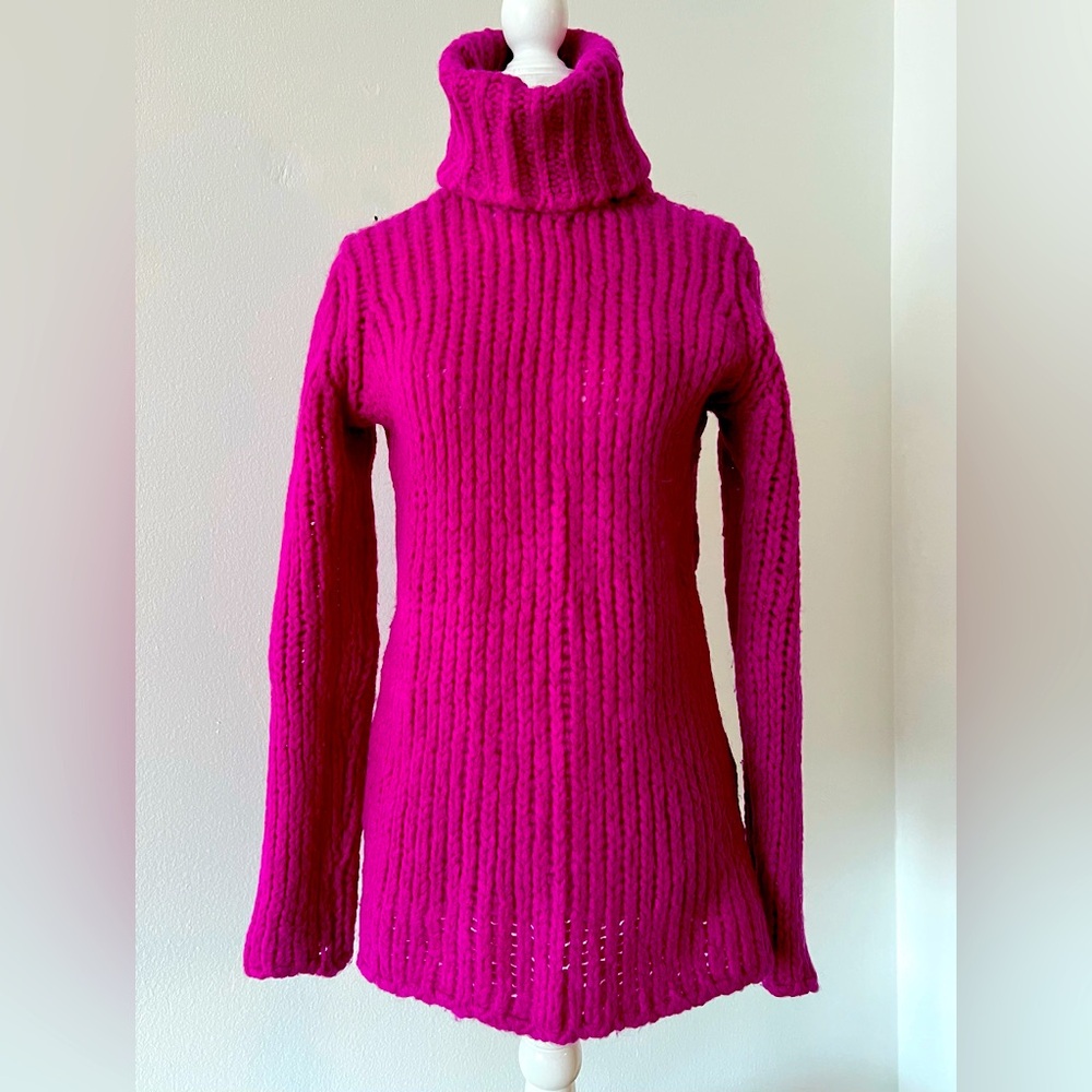 Benetton sweater pink/purple made in Italy 🇮🇹